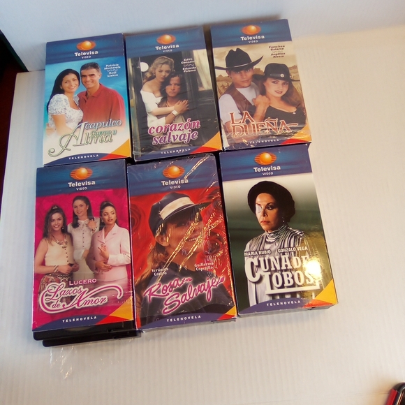 COLLECTION OF SOAP MEXICAN OPERA VIDEO CASSETTE